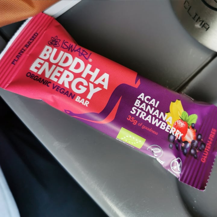 review photo of Iswari Buddha Energy Bar Acai Strawberry Banana shared by @memy on 10 Sep 2021 - review