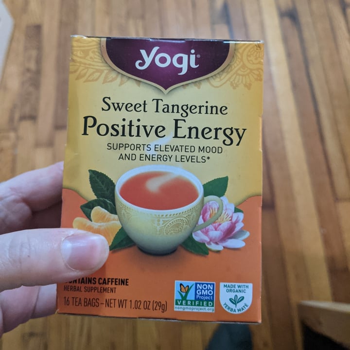 Yogi Tea Organic Sweet Tangerine Positive Energy Review abillion