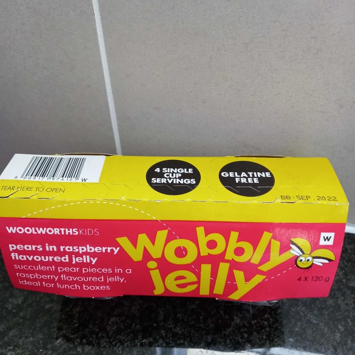 Woolworths Food Wobbly Jelly Raspberry Review abillion