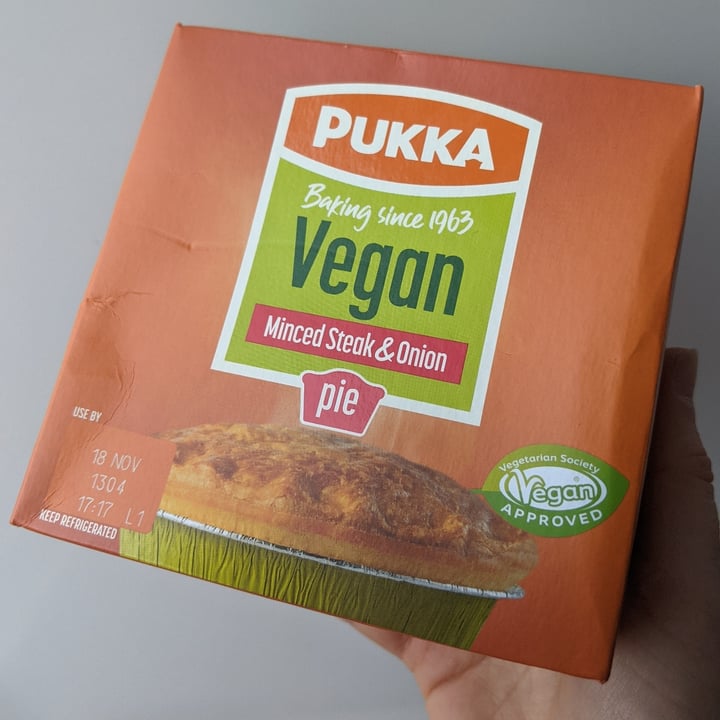 Pukka Pies Minced steak and onion pie Review abillion