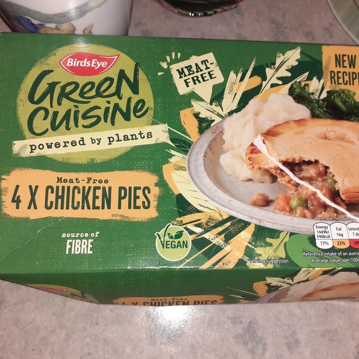Bird's Eye Green Cuisine Chicken pies Review abillion
