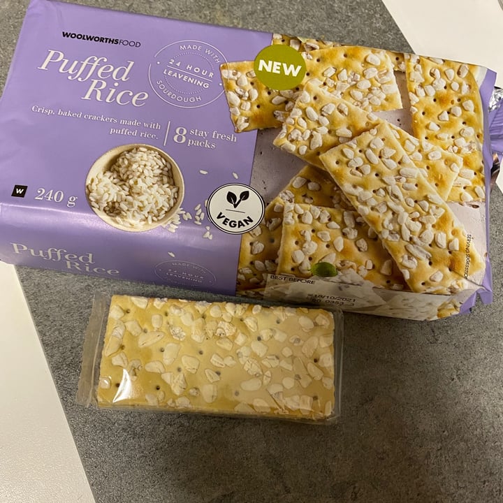 Woolworths Food Puffed rice crackers Review abillion