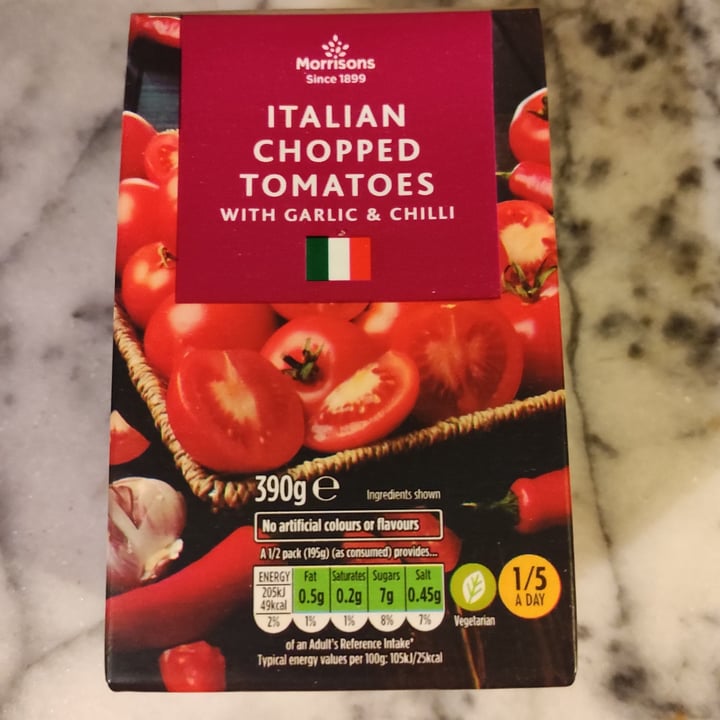Morrisons Italian Chopped Tomatoes with Garlic and Chilli Reviews