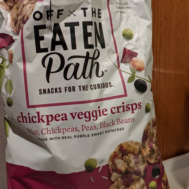 Off The Eaten Path Chickpea Veggie Crisps Review abillion
