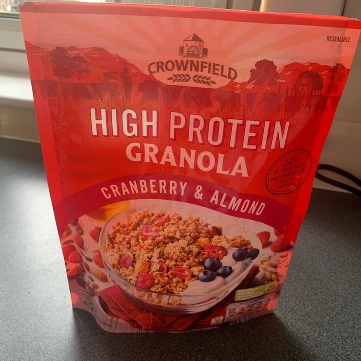 Crownfield Cranberry and Almond High Protein Granola Reviews abillion