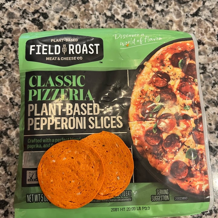 Field Roast Classic Pizzeria Plantbased Pepperoni Slices Review abillion