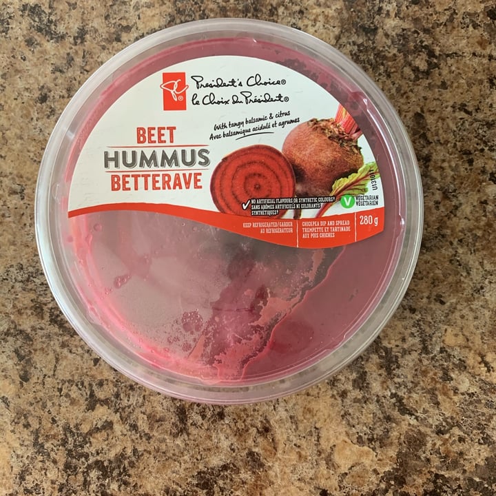 President's Choice Beet Hummus Review abillion