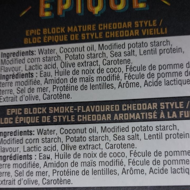 review photo of Violife Epic Block Mature Cheddar Style shared by @hbchic on 30 Dec 2021 - review