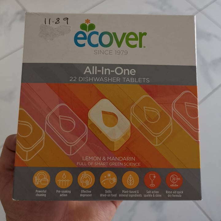 Ecover Dishwasher tablets ALLINONE Review abillion