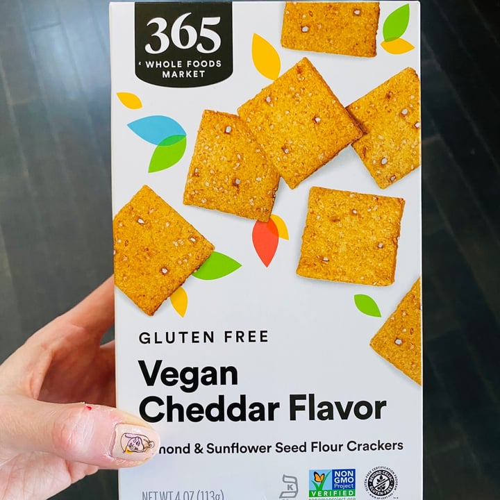 365 Whole Foods Market Gluten free vegan cheddar flavor almonds