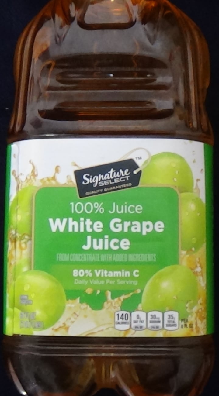 Signature Select White Grape Juice Review abillion