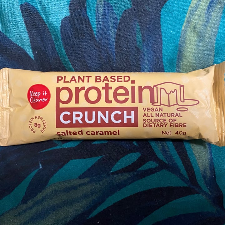 Keep It Cleaner Plant based protein crunch salted caramel Review abillion