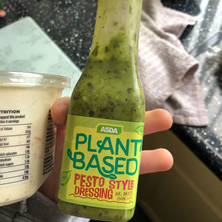 Asda Plant Based Pesto style dressing Review abillion