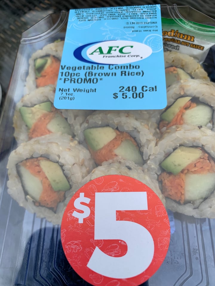 Kroger Vegetable Sushi with Brown Rice Reviews abillion