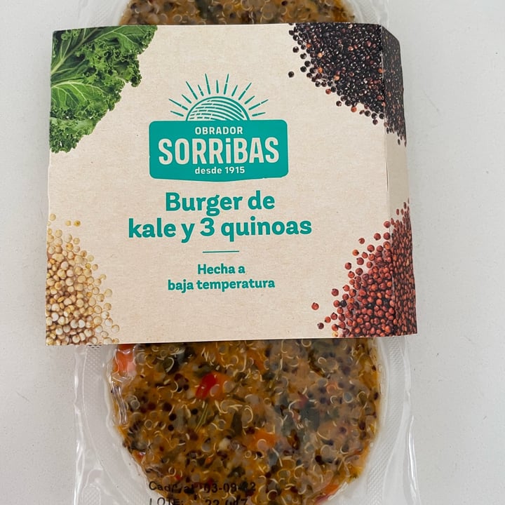 review photo of Sorribas Burguer de kale y 3 quinoas shared by @tmb7 on 16 Aug 2022 - review