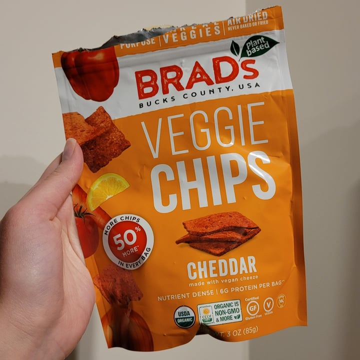 Brad’s Plant Based Veggie Chips Cheddar Reviews abillion