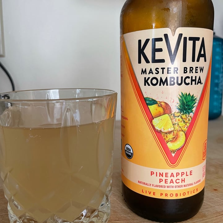 KeVita MASTER BREW KOMBUCHA Pineapple Peach Review abillion