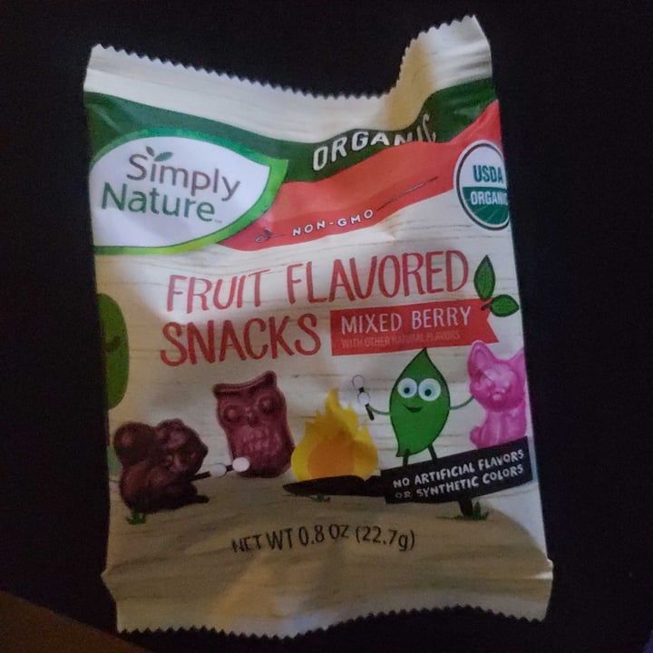 Simply Nature Fruit Flavored Snacks Mixed Berry Review abillion