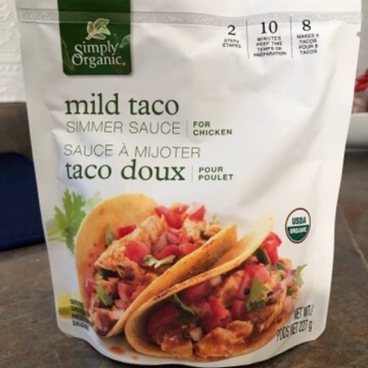 Simply Organic Mild Taco Summer Sauce Reviews abillion
