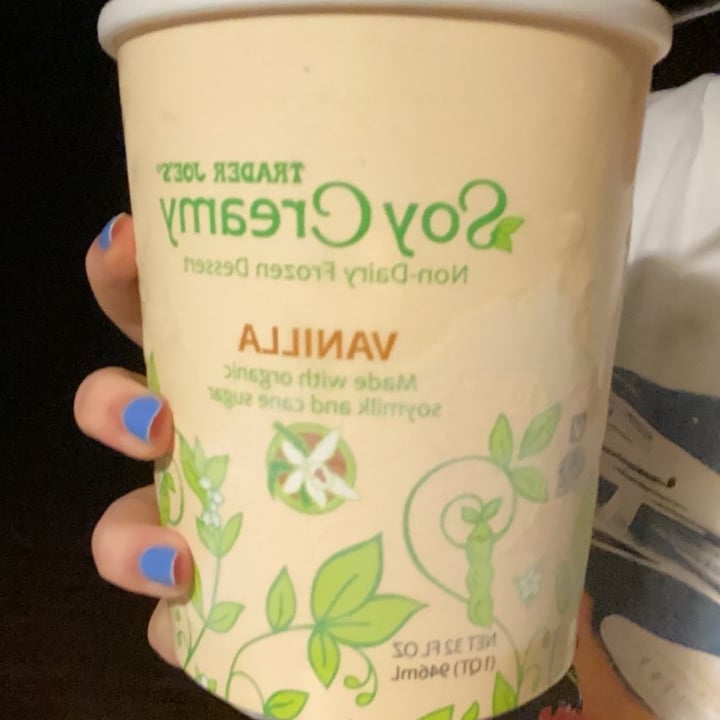 Trader Joe's Soy Creamy Vanilla Ice Cream Review abillion
