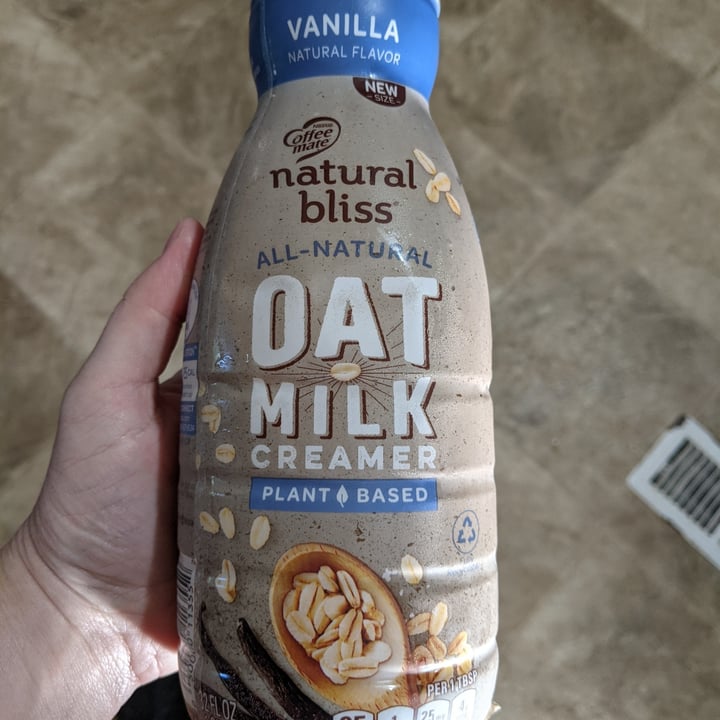 Natural bliss Oat Milk Creamer Vanilla Flavor Review abillion