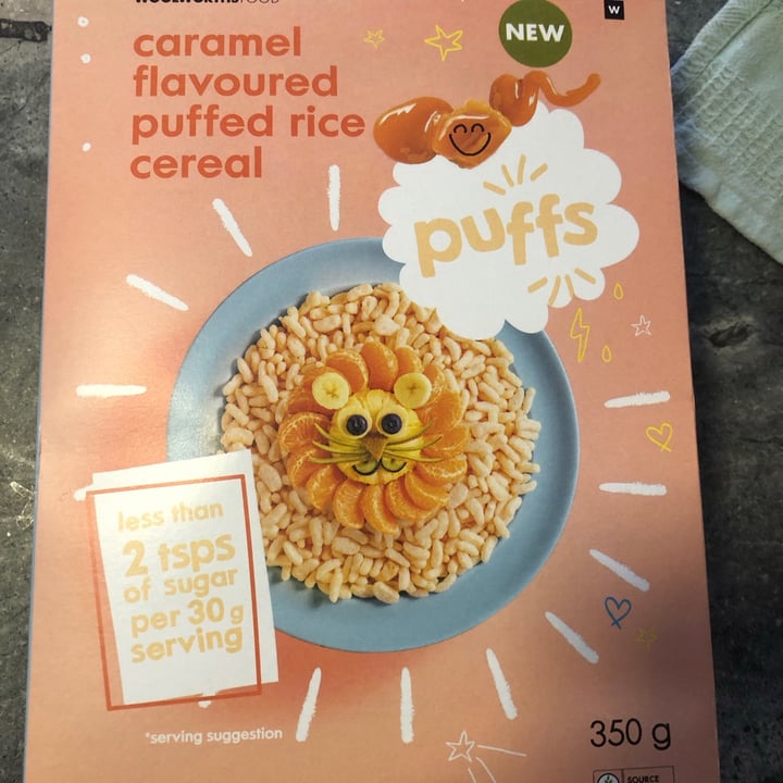Woolworths Food Caramel Flavour Puffed Rice Cereal Review abillion