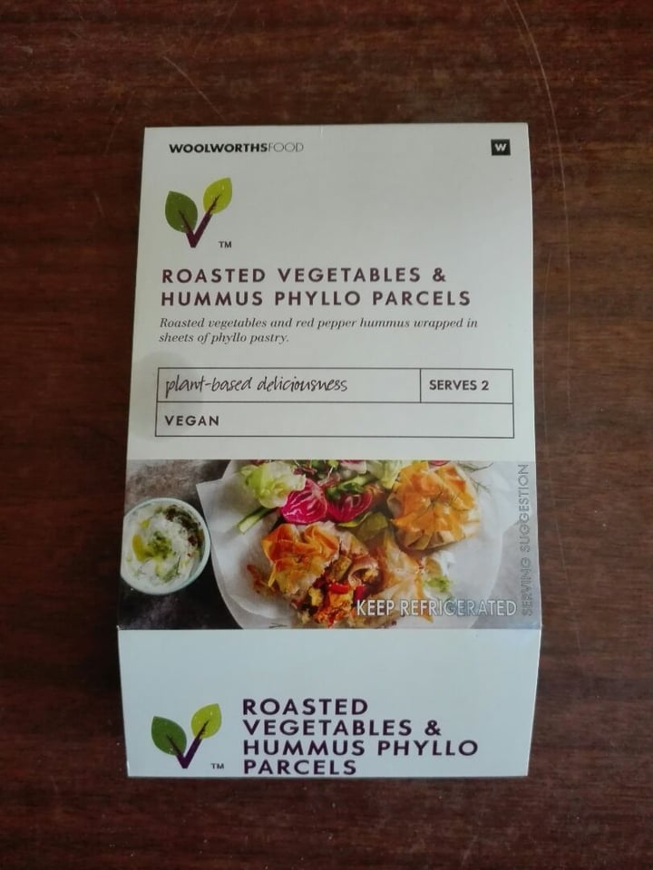 Woolworths Food Roasted Vegetables and Hummus Phyllo Parcels Review