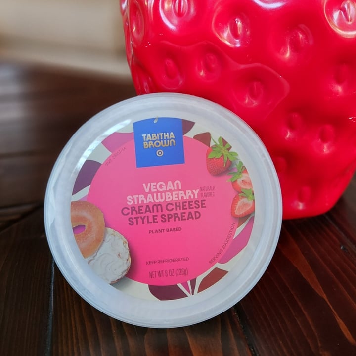 Tabitha Brown Vegan Strawberry Cream Cheese Style Spread Review abillion