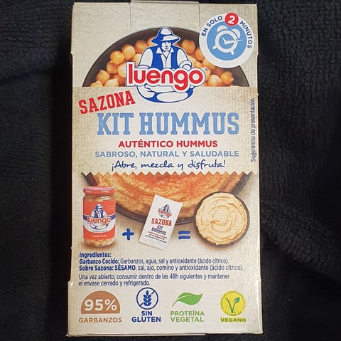 Luengo, Kit hummus, spreads & dips, pantry, food, review