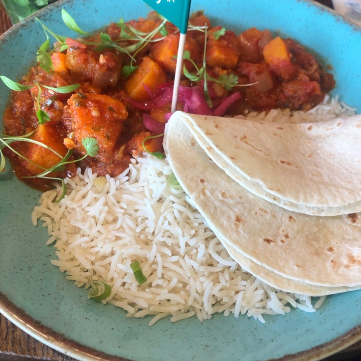 Las Iguanas London Royal Festival Hall South Bank, United Kingdom Veggie chilli (vegan option
