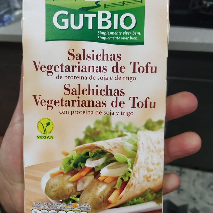 photo of GutBio Salchichas Vegetarianas de Tofu shared by @ditovegan on  14 Feb 2022 - review