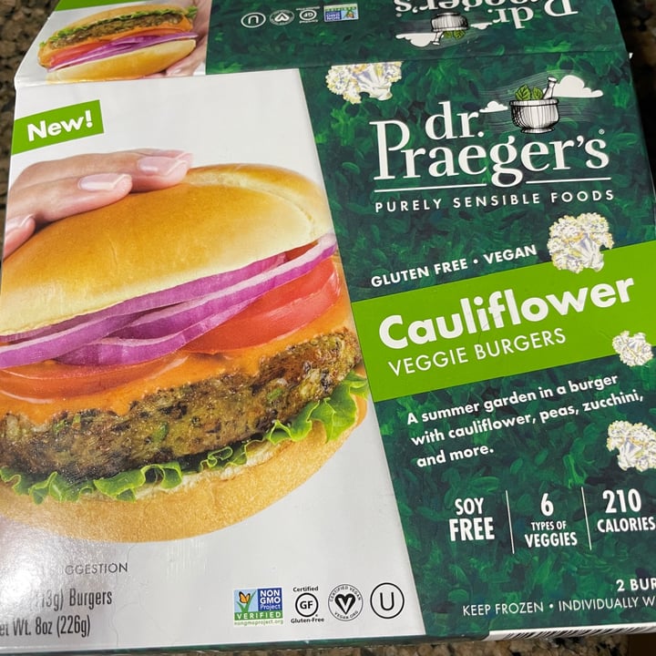 Dr. Praeger's Cauliflower veggie burgers Review abillion