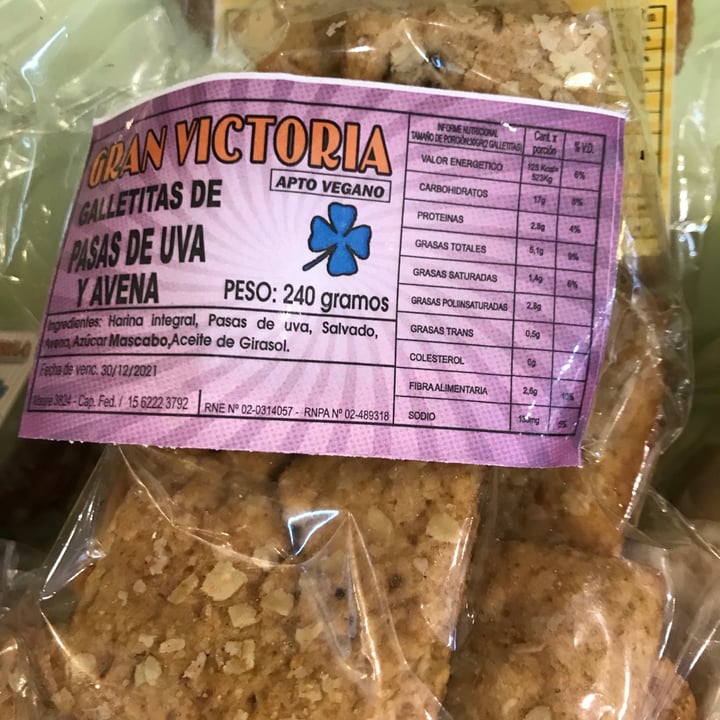 Gran Victoria Galletitas de avena y pasas de uva Review abillion