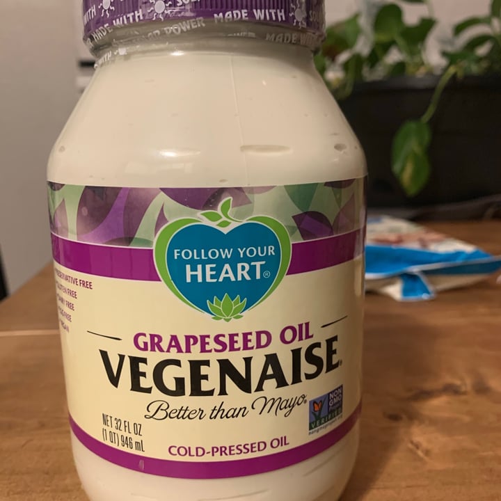 Follow your Heart Grapeseed Oil Vegenaise Review abillion