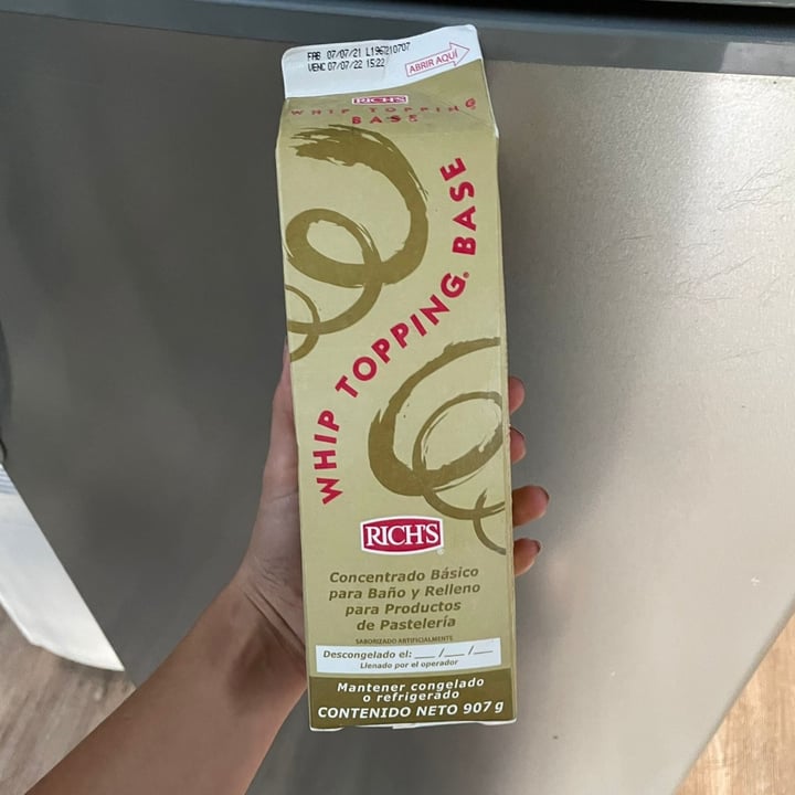 Richs Whip Topping Base Review abillion