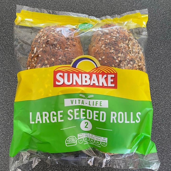 photo of Sunbake Large Seeded Rolls shared by @lihsur on  10 Sep 2021 - review