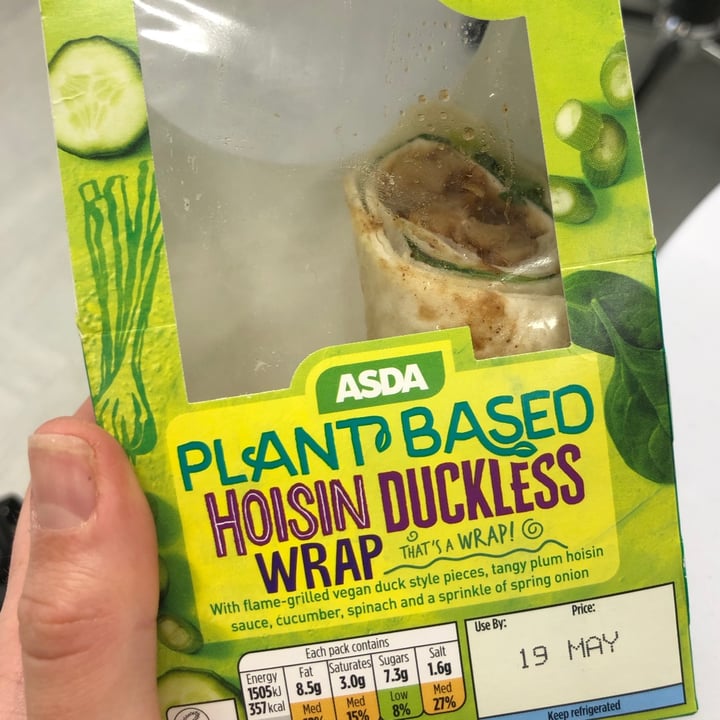 ASDA Plant based duck wrap Review abillion