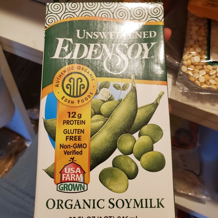 Eden Soy Unsweetened organic soy milk Review abillion