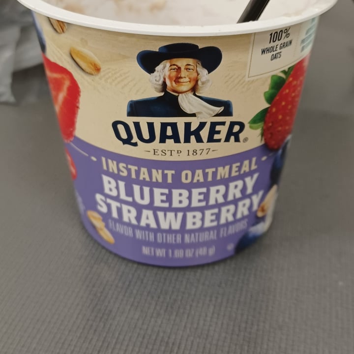 Quaker Instant oatmeal blueberry strawberry Review abillion