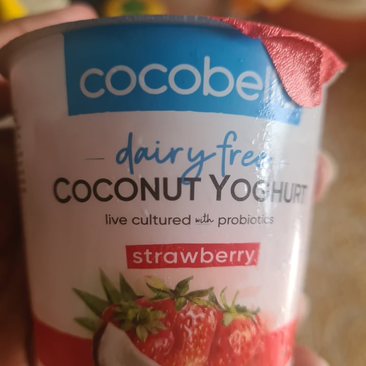 photo of Cocobella Coconut yogurt - Strawberry shared by @veganlad on  10 Sep 2021 - review