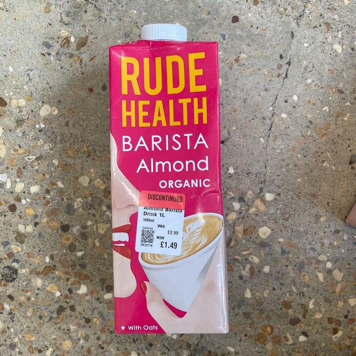 Rude health Barista Almond Organic Review abillion