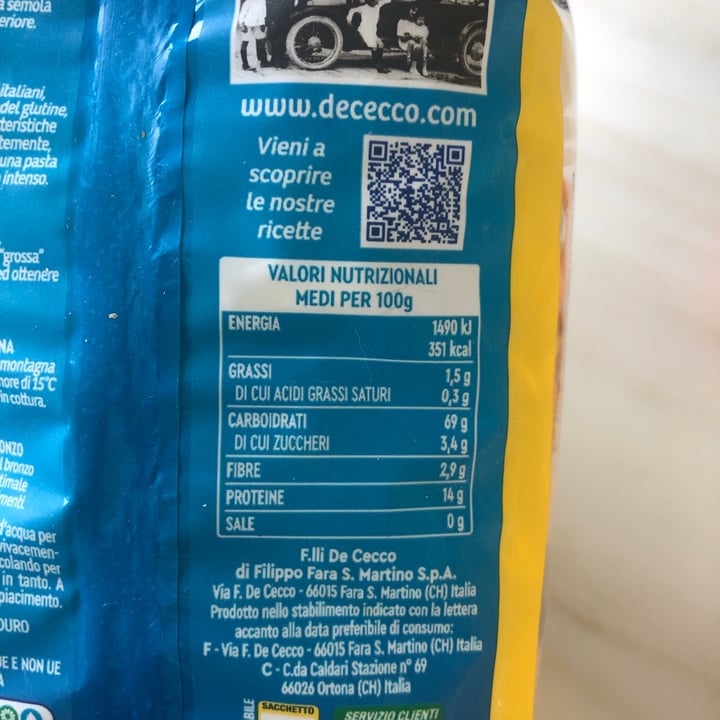 review photo of De cecco Orecchiette no. 91 shared by @ele91mem on 10 Sep 2021 - review