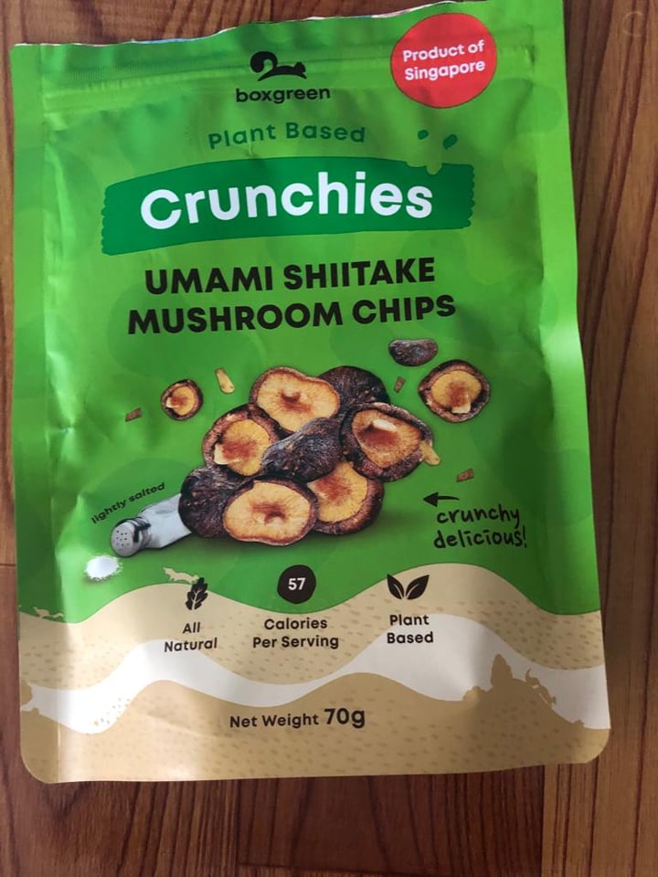 Boxgreen Umami Shitake Mushroom Chips Review abillion