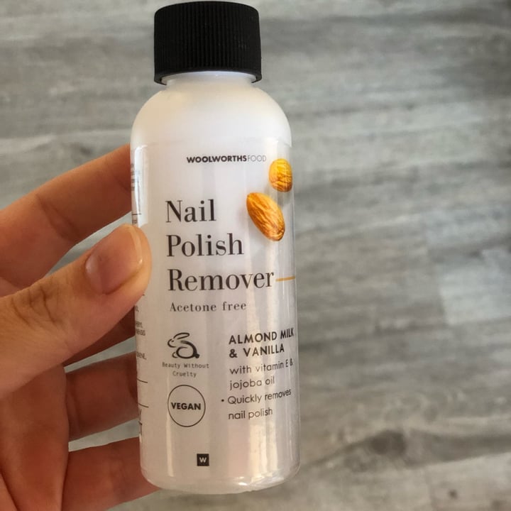 Woolworths Nail Polish Remover Almond Milk & Vanilla Review abillion