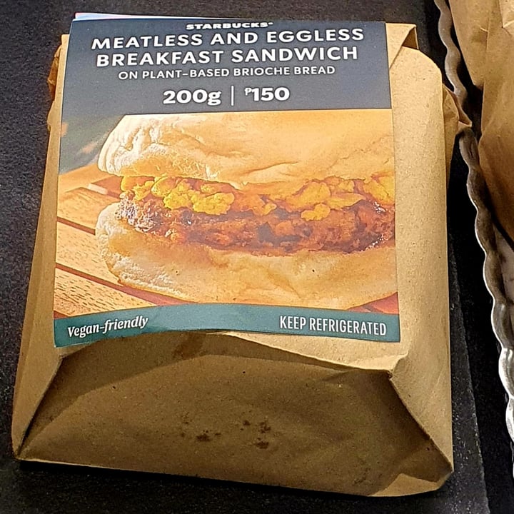 Starbucks Makati, Philippines Meatless & Eggless Plant Based Sandwich