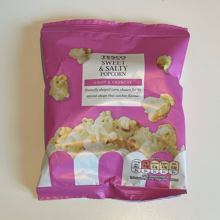 Tesco Sweet & Salty Popcorn Reviews abillion