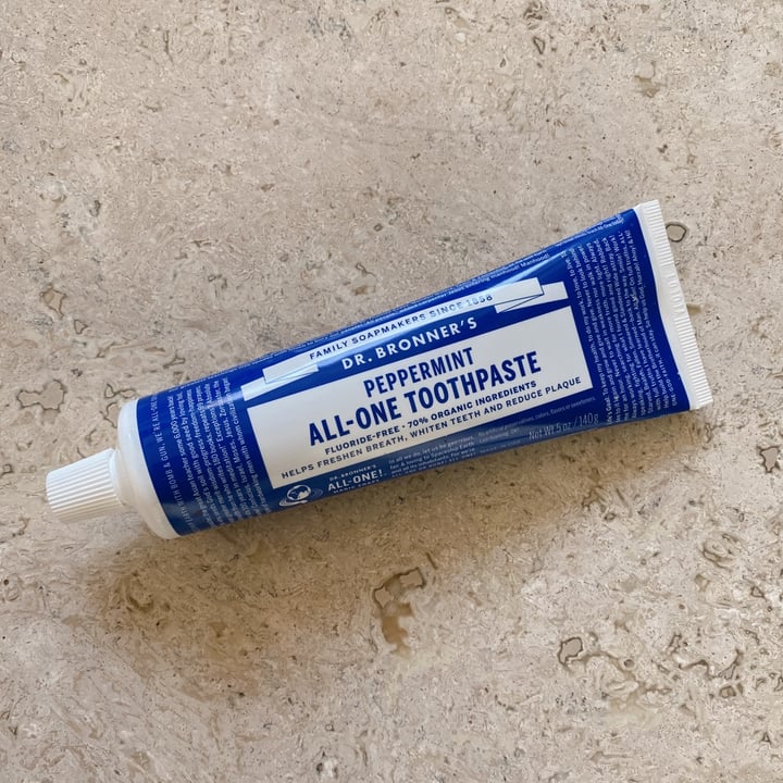 Dr. Bronner's Peppermint Toothpaste Review abillion
