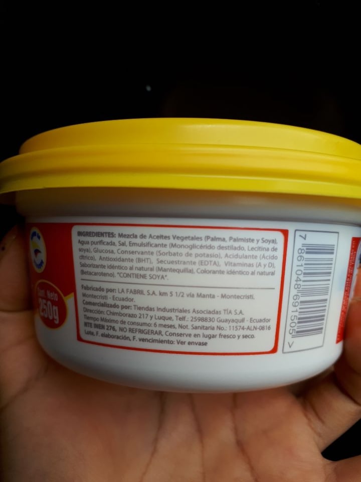 review photo of Ta'Riko TA'RICO Margarina de mesa shared by @violeta on 24 Dec 2019 - review