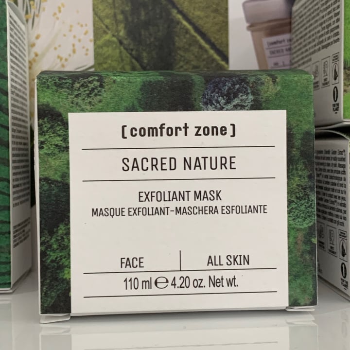 Comfort zone Sacred Nature Exfoliant Mask Review abillion
