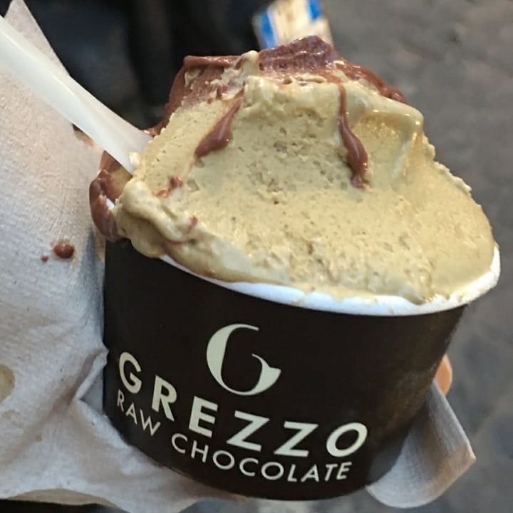 Grezzo Grezzo Raw Chocolate Roma, Italy Ice Cream Cioccolato e Pistacchio ...